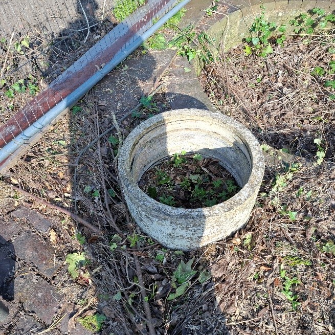 asbestos cement planter